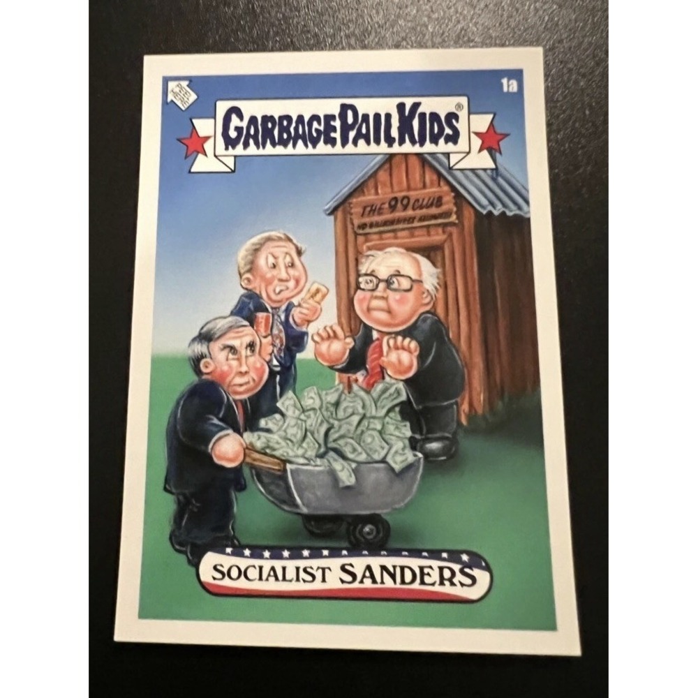 2020 Topps Garbage Pail Kids GPK Disgrace to White House #1A Socialist Sanders